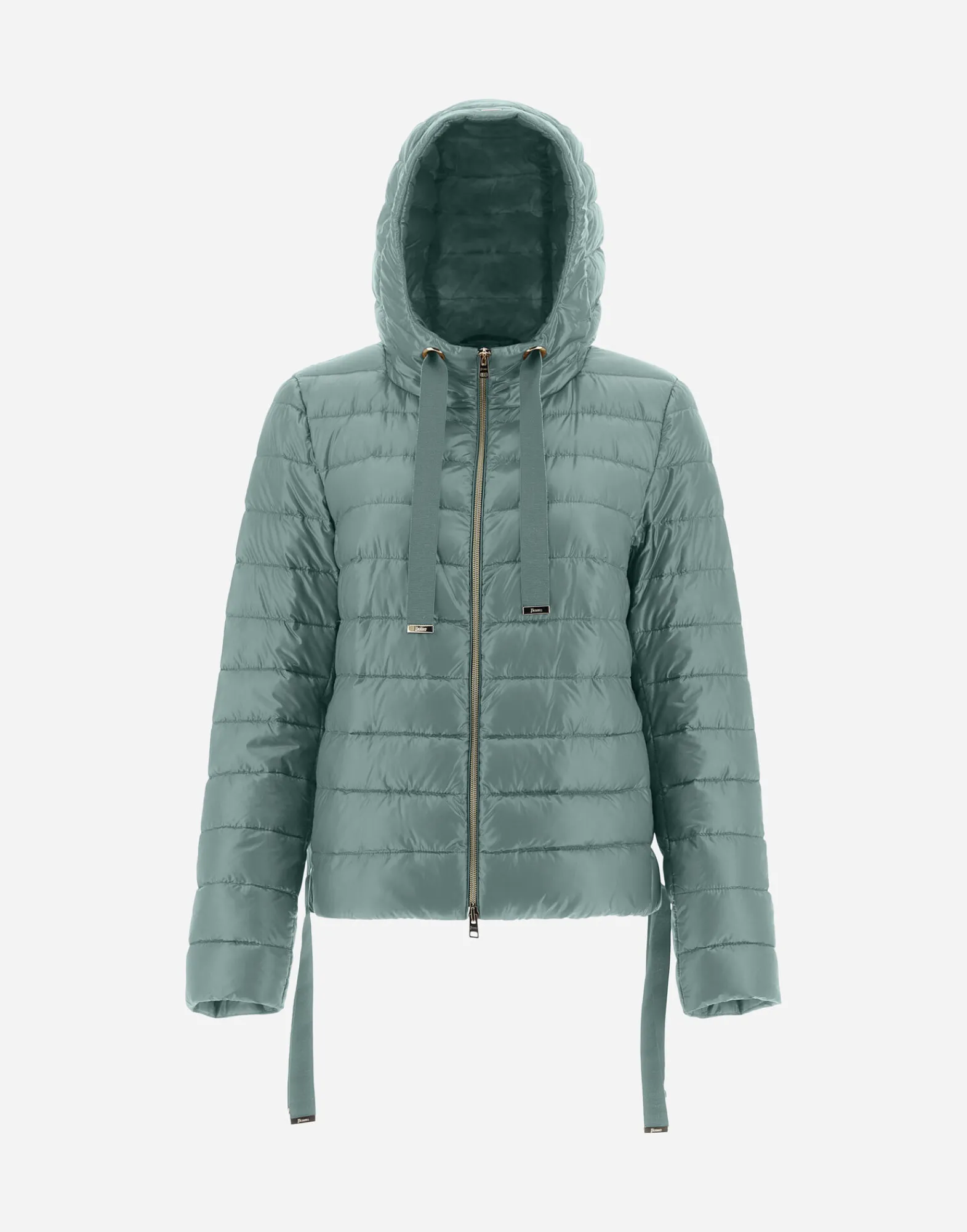 Herno Kurze Daunenjacken-Bomberjacke Mit Kapuze Aus Nylon Ultralight