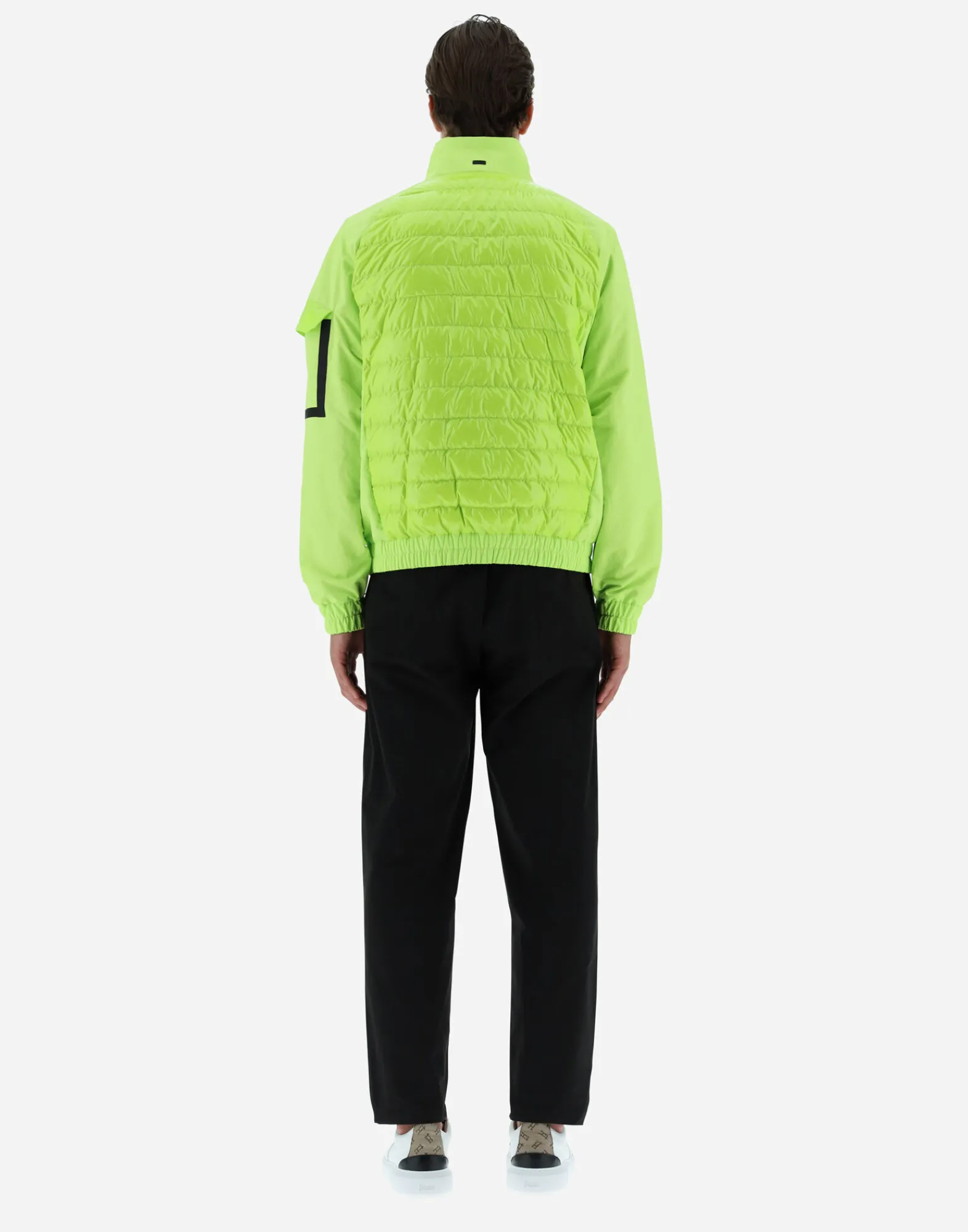 Herno Kurze Daunenjacken-Bomberjacket Aus Gloss & Plaster
