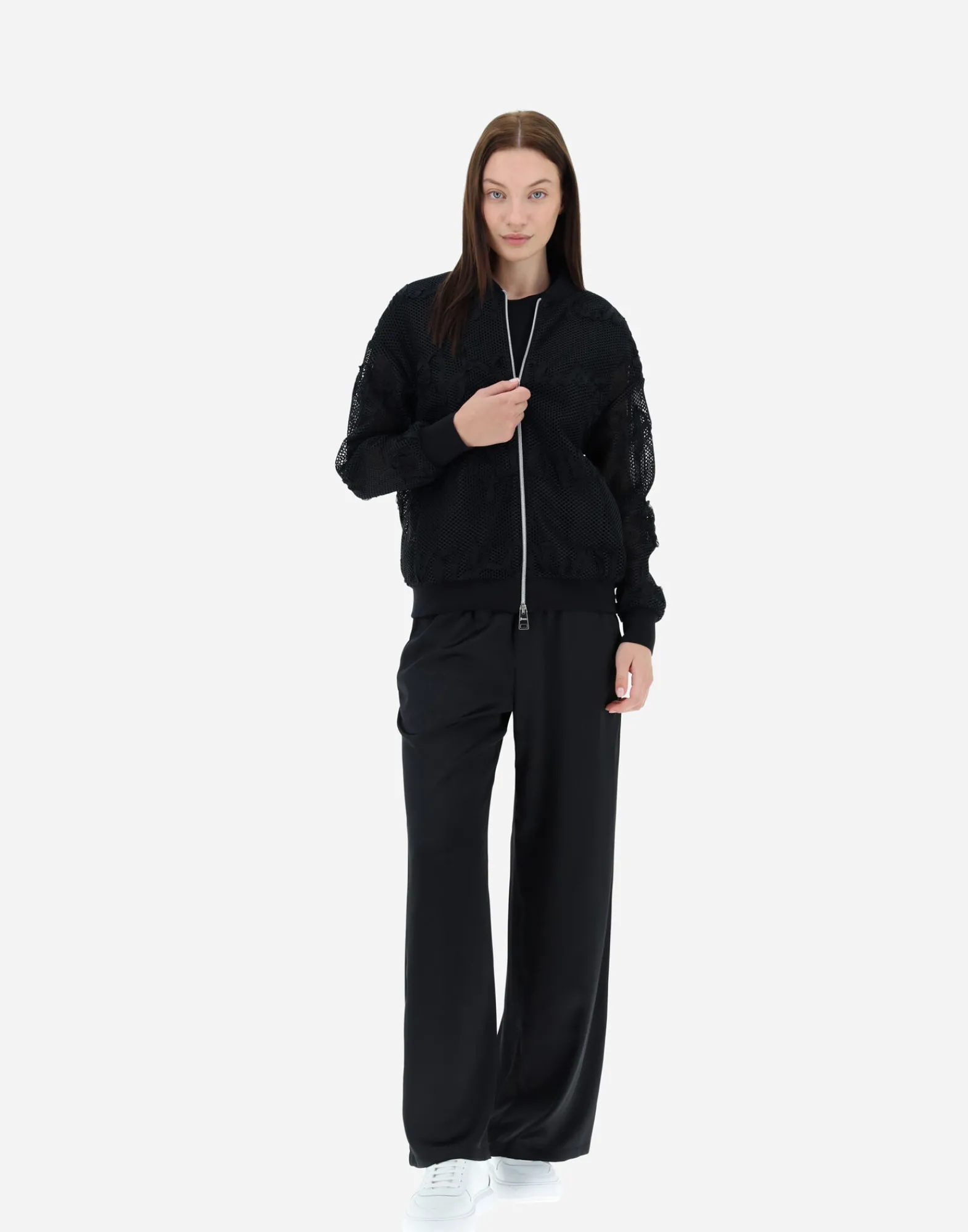 Herno Bomber-Bomberjacket Aus Needlework
