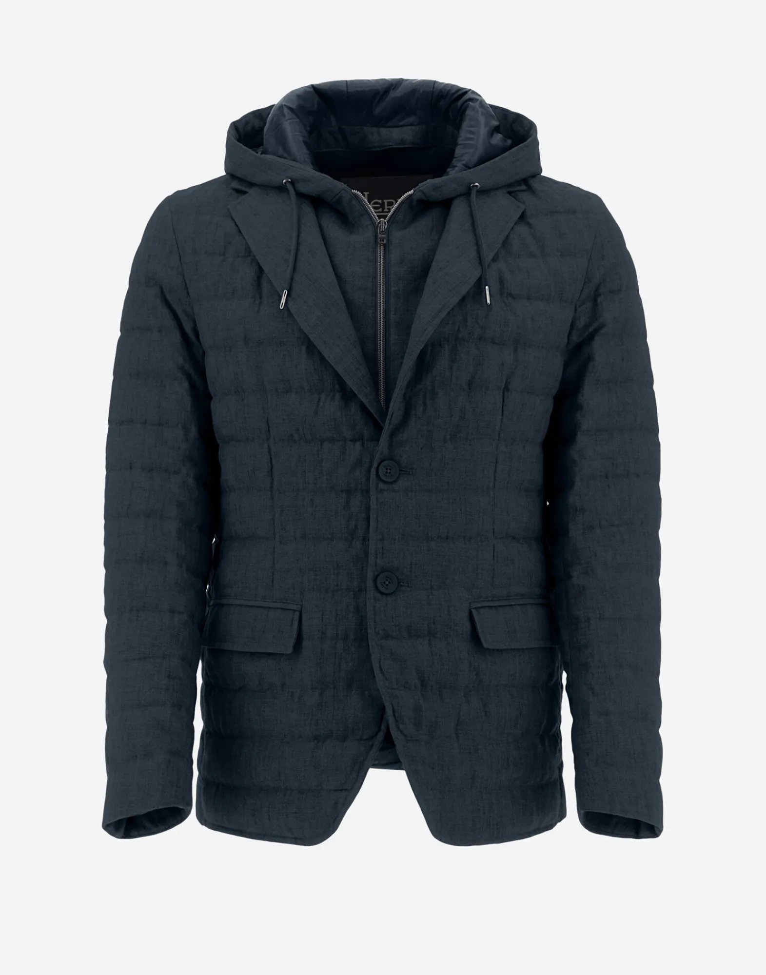 Herno Kurze Daunenjacken-Bomberjacket Aus New Lino