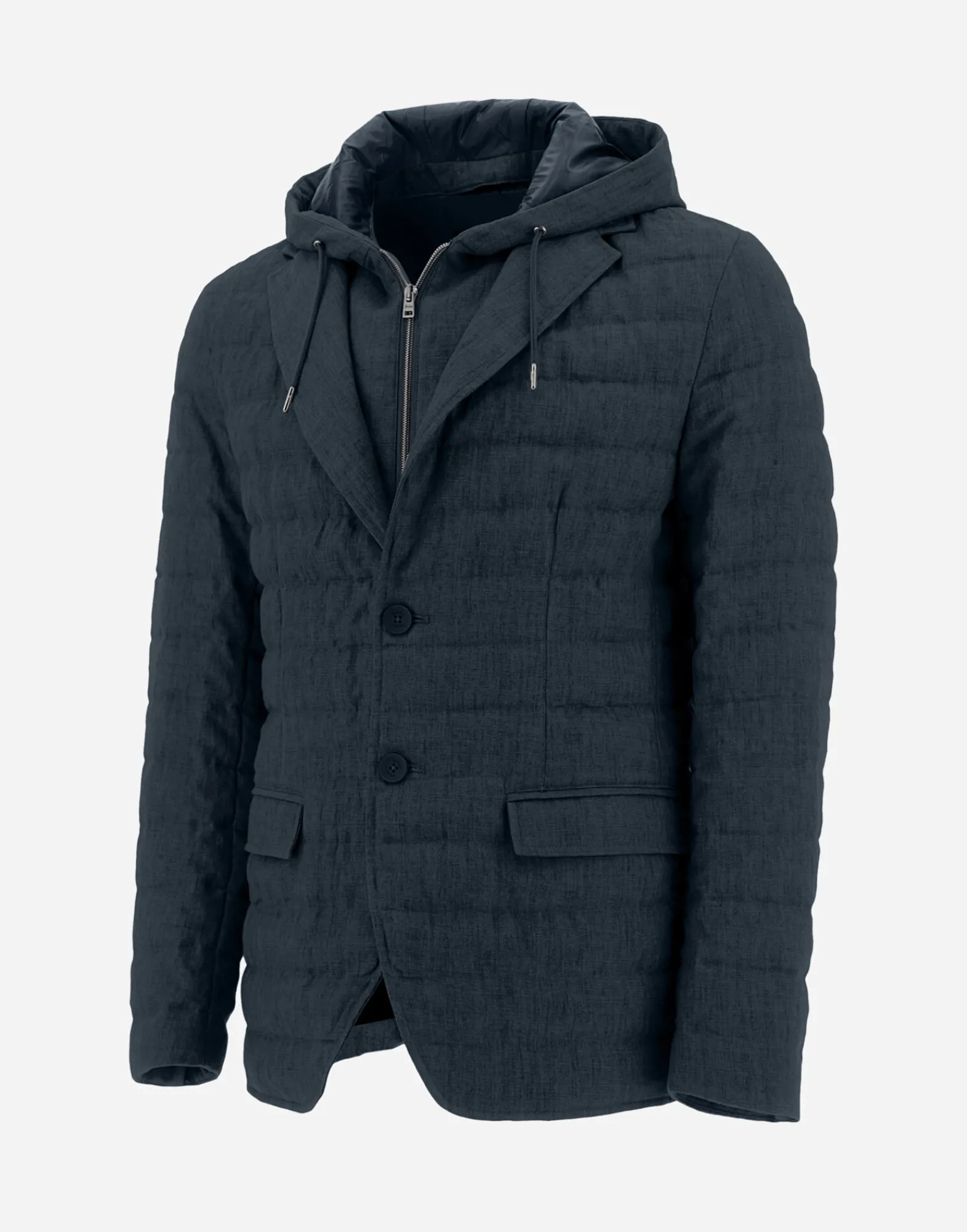 Herno Kurze Daunenjacken-Bomberjacket Aus New Lino