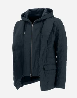Herno Kurze Daunenjacken-Bomberjacket Aus New Lino