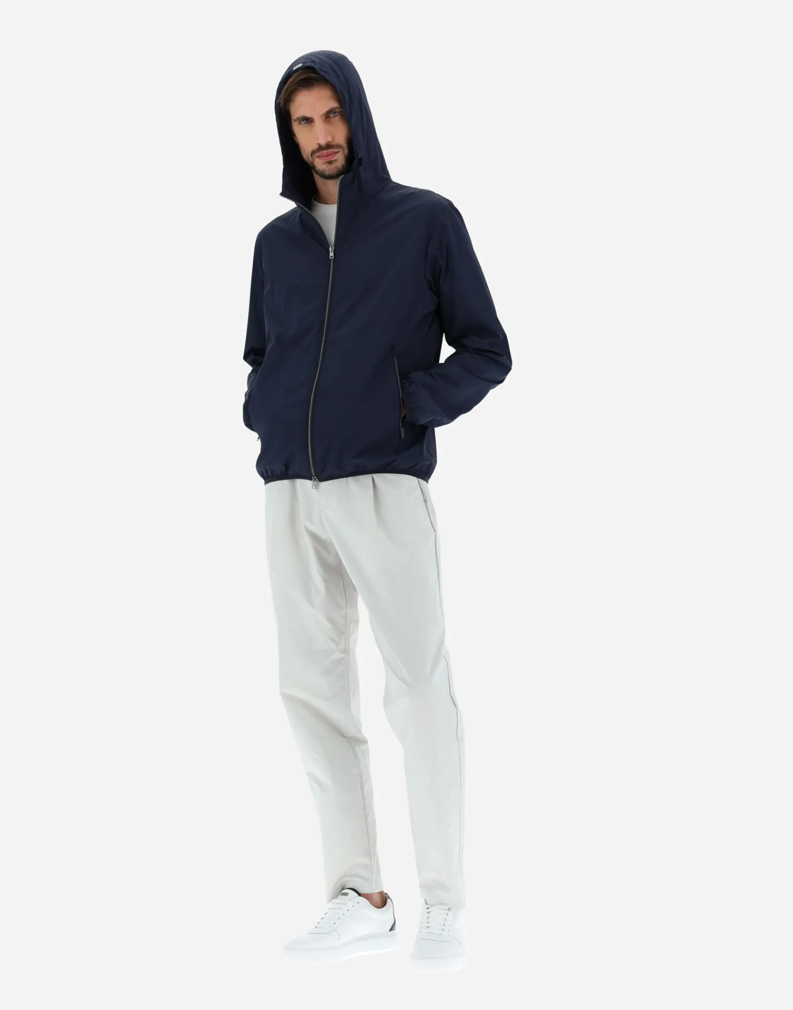 Herno Bomber-Bomberjacket Aus Ultralight Crease