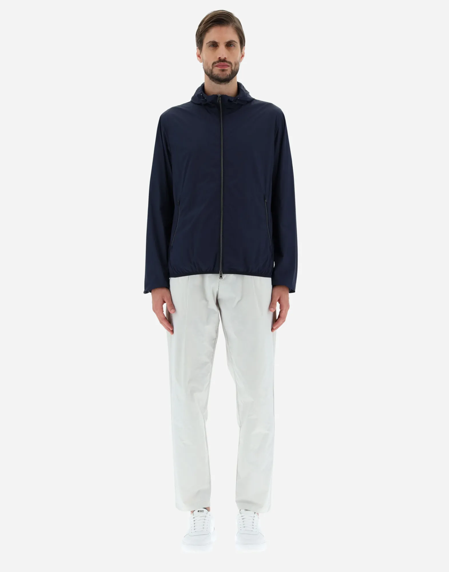Herno Bomber-Bomberjacket Aus Ultralight Crease