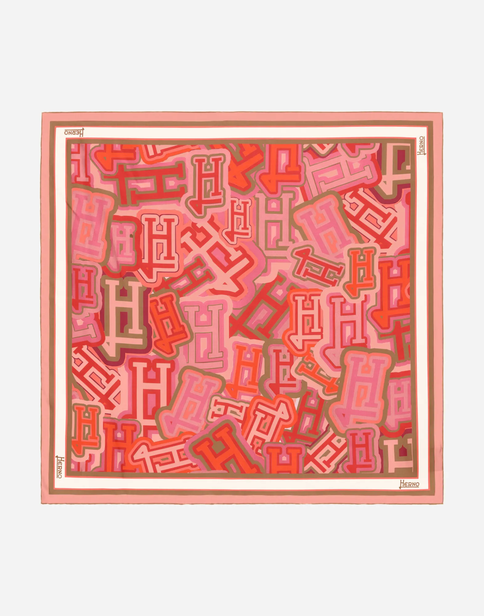 Herno Seidentuch-Bubble Seidenschal 90 X 90 Cm