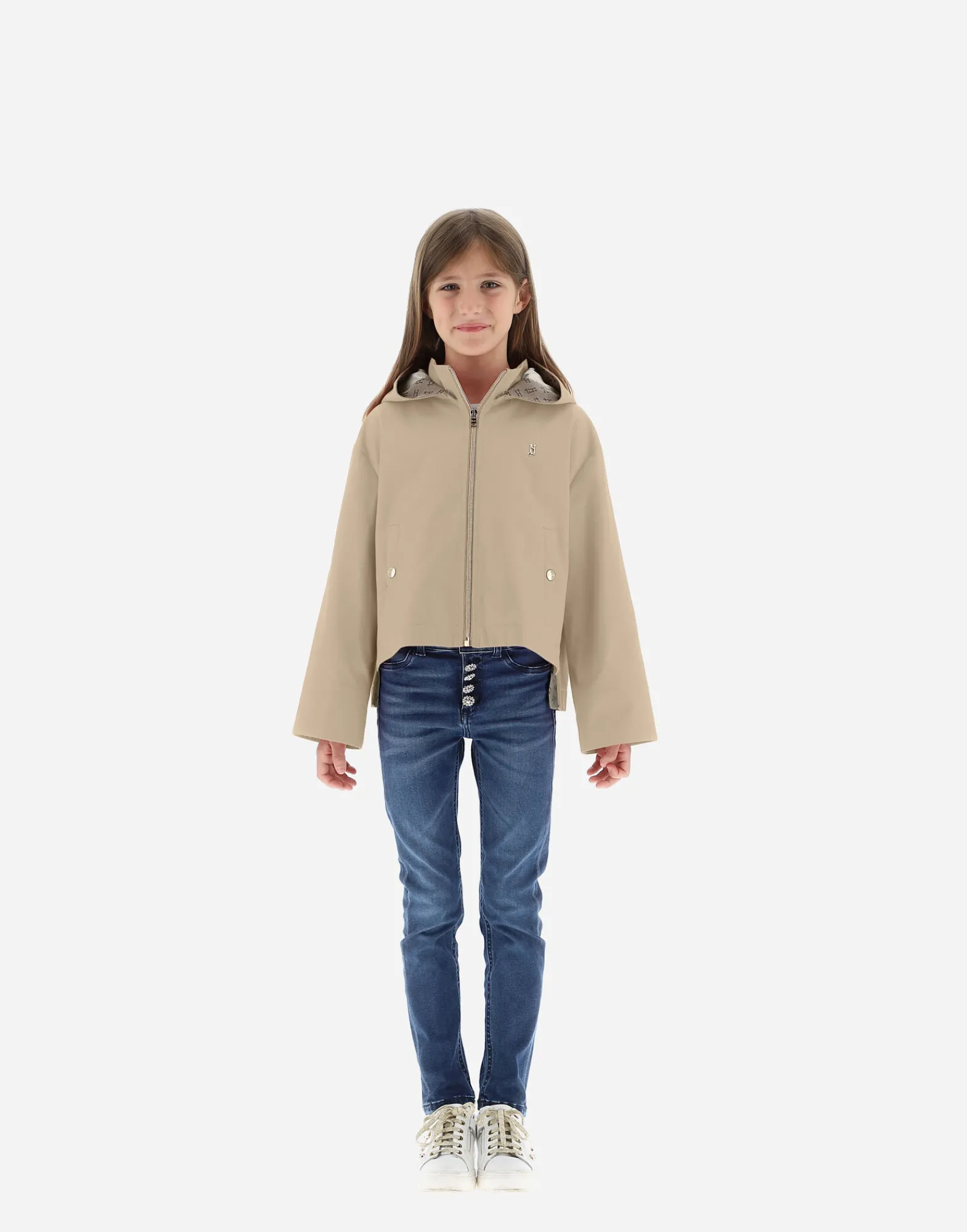 Herno Kleidung-Cape Aus Delon Mit Monogram-Details