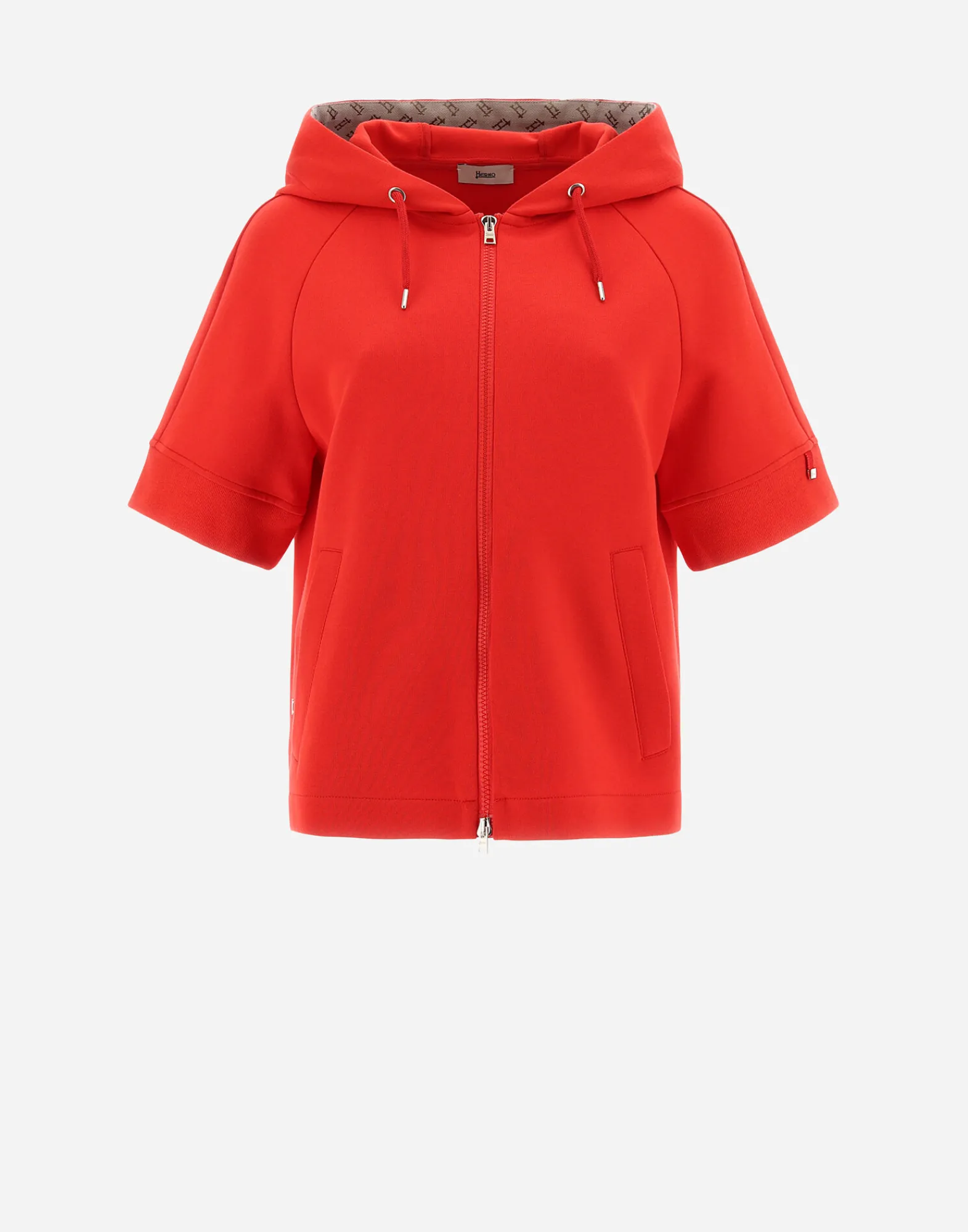 Herno Capes-Cape Aus Double Sweater & Monogram