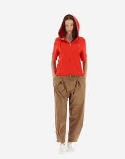 Herno Capes-Cape Aus Double Sweater & Monogram