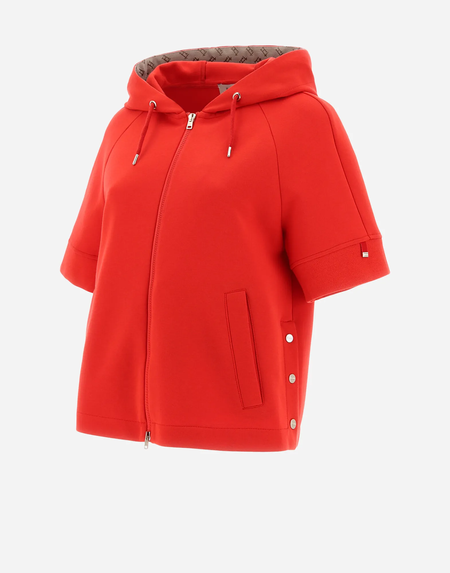 Herno Capes-Cape Aus Double Sweater & Monogram