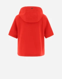 Herno Capes-Cape Aus Double Sweater & Monogram