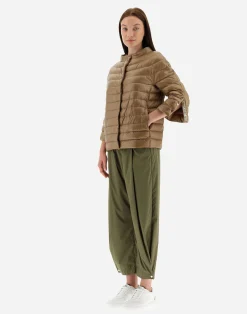 Herno Kurze Daunenjacken-Cape Aus Nylon Ultralight & Monogram