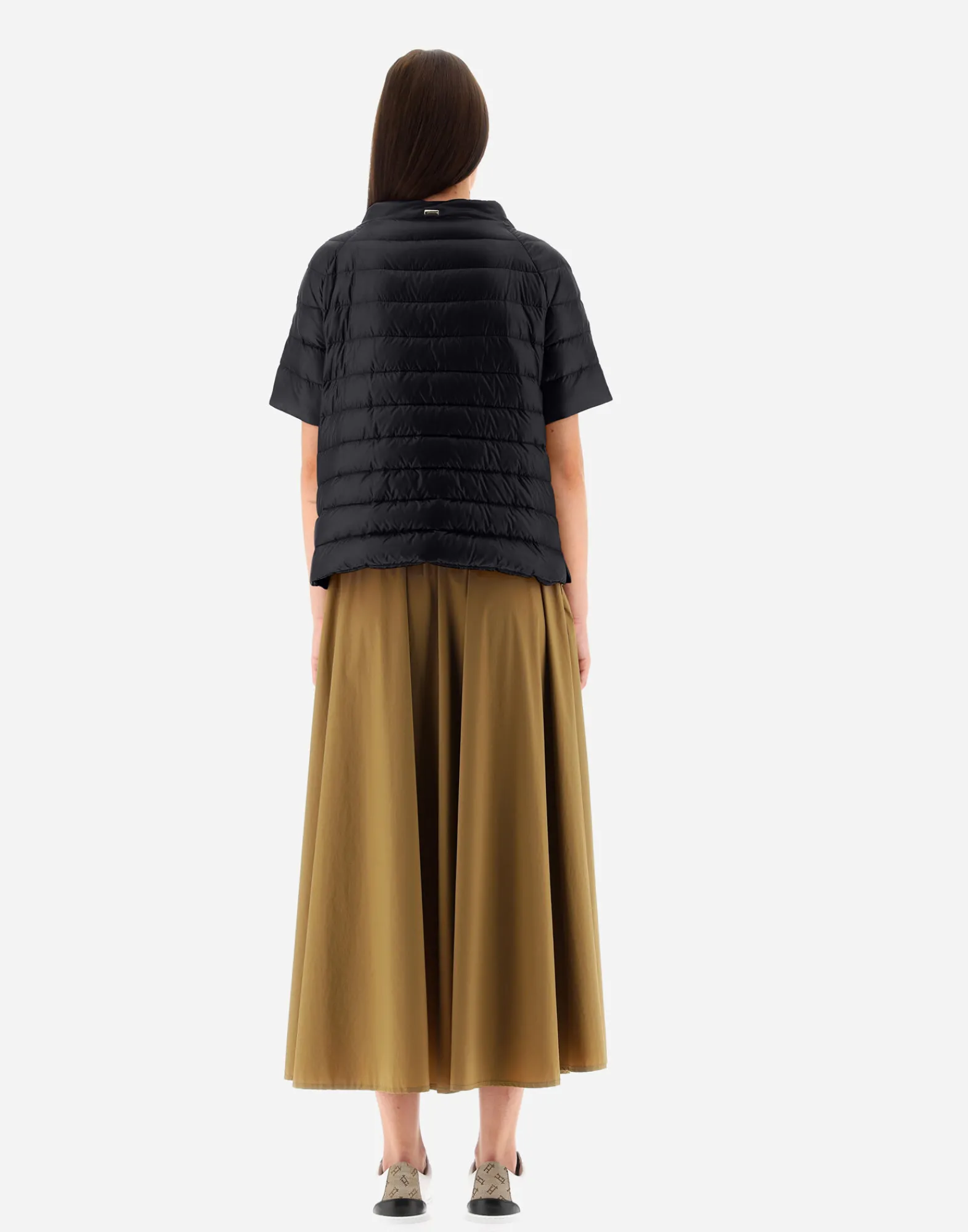 Herno Capes-Cape Aus Nylon Ultralight & Monogram