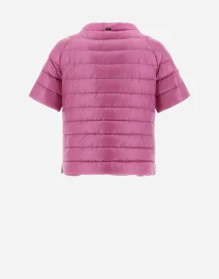 Herno Kurze Daunenjacken-Cape Aus Nylon Ultralight & Monogram