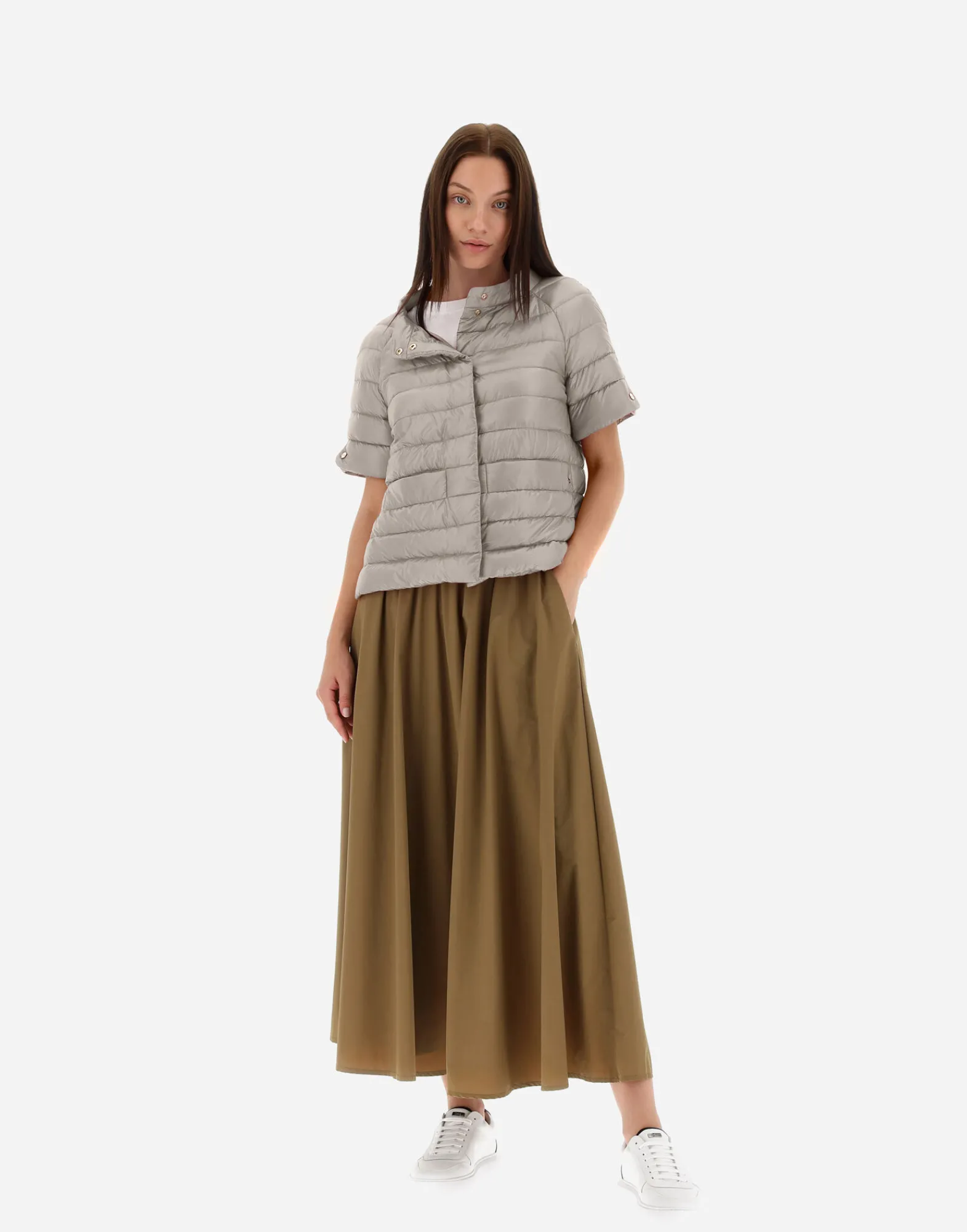Herno Capes-Cape Aus Nylon Ultralight & Monogram