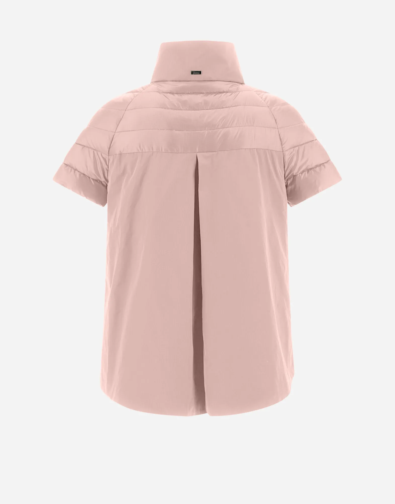 Herno Kurze Daunenjacken-Cape Aus Nylon Ultralight & New Techno Taft