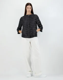 Herno Kurze Daunenjacken-Cape Aus Nylon Ultralight & Monogram