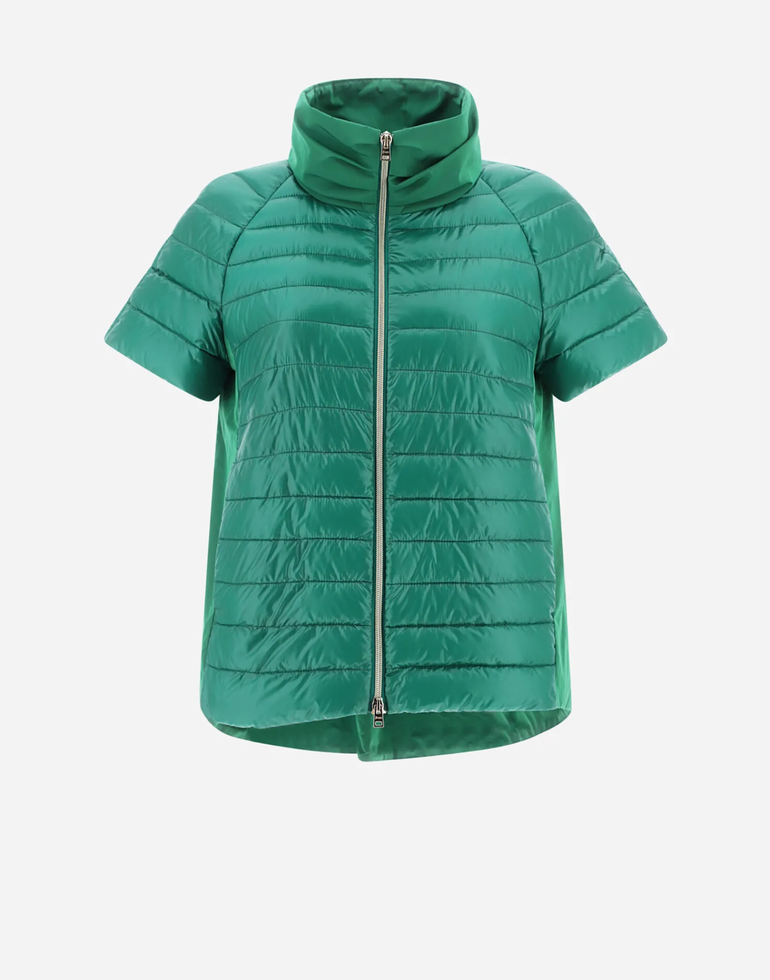 Herno Kurze Daunenjacken-Cape Aus Nylon Ultralight & New Techno Taft