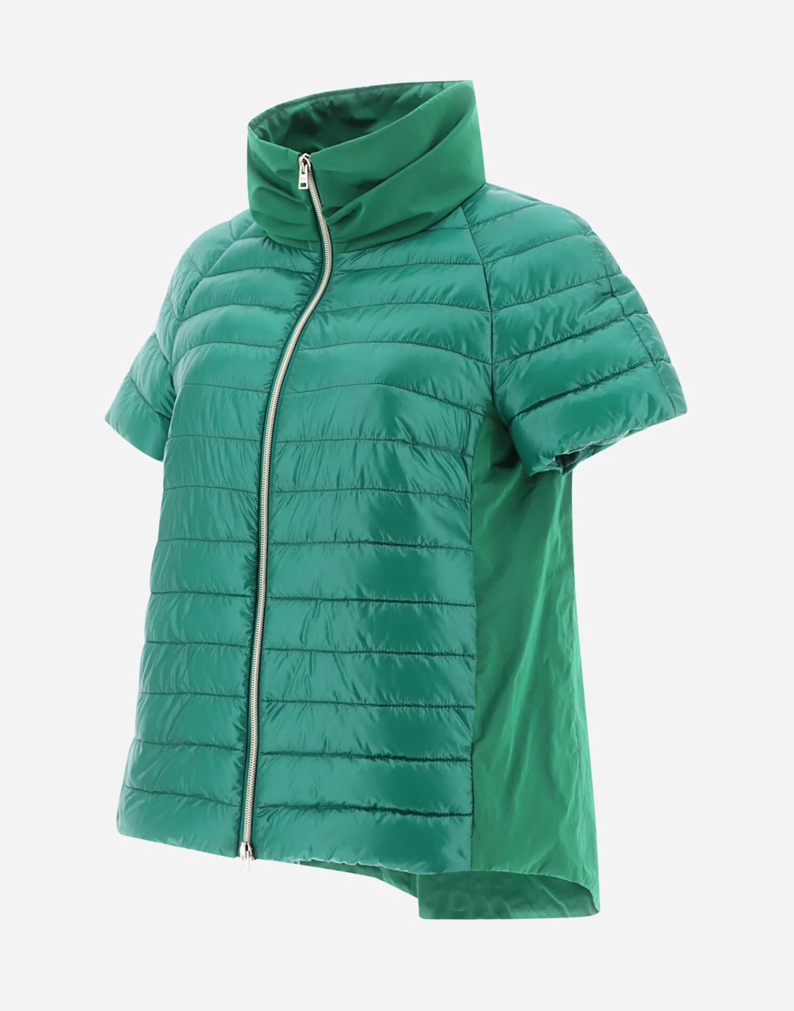 Herno Kurze Daunenjacken-Cape Aus Nylon Ultralight & New Techno Taft
