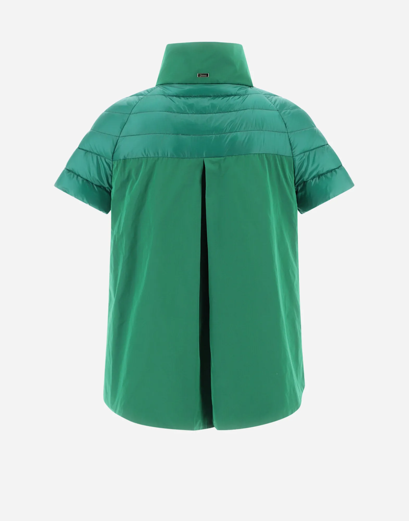 Herno Kurze Daunenjacken-Cape Aus Nylon Ultralight & New Techno Taft