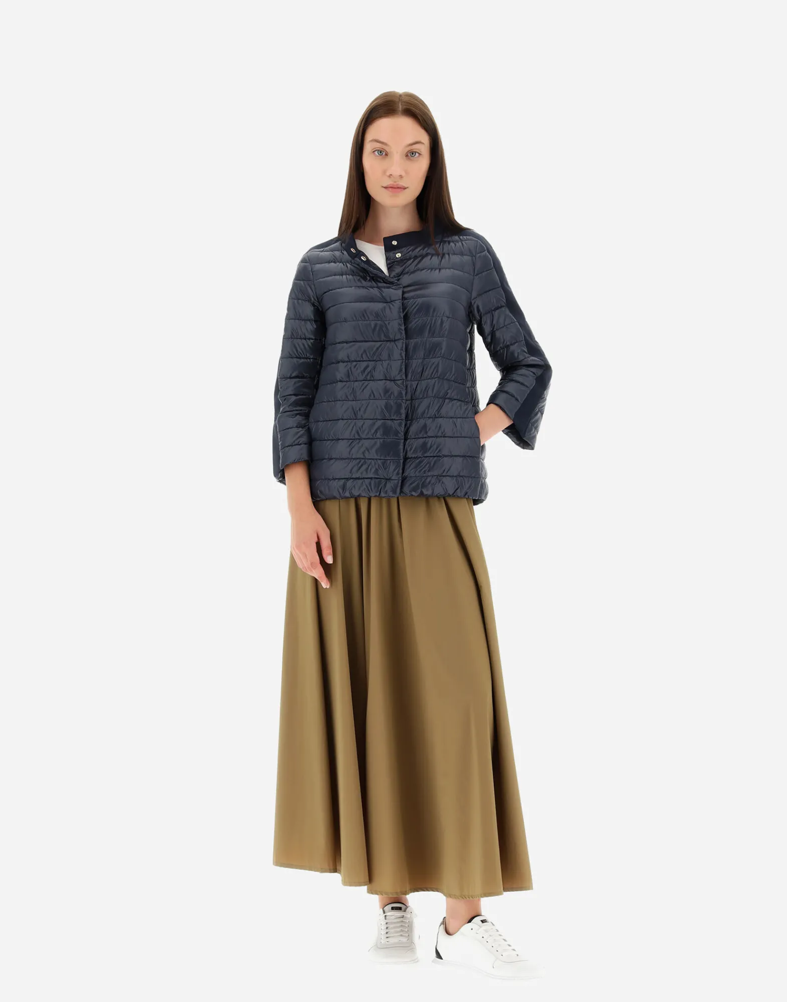 Herno Capes-Cape Aus Nylon Ultralight & New Techno Shantung