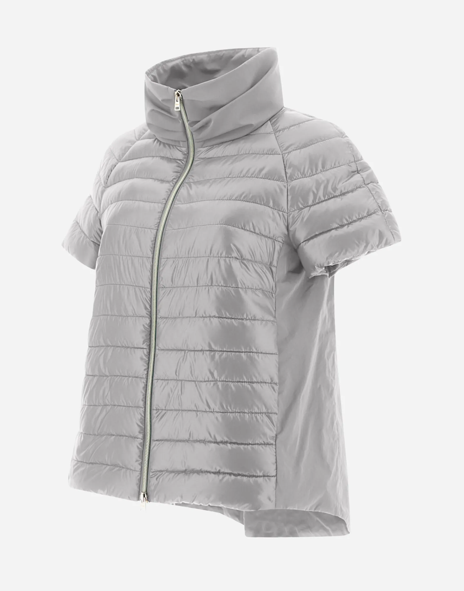 Herno Kurze Daunenjacken-Cape Aus Nylon Ultralight & New Techno Taft