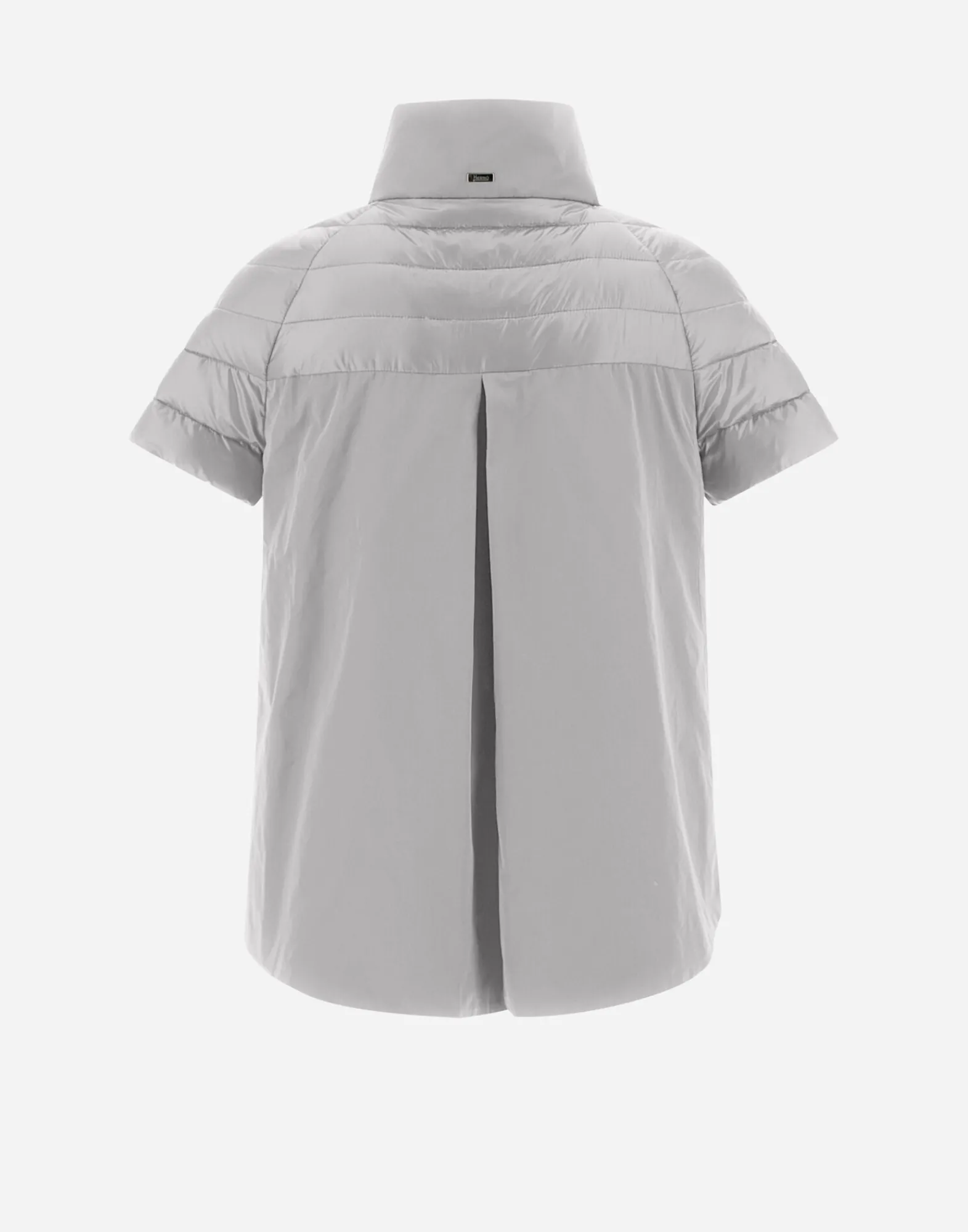 Herno Kurze Daunenjacken-Cape Aus Nylon Ultralight & New Techno Taft