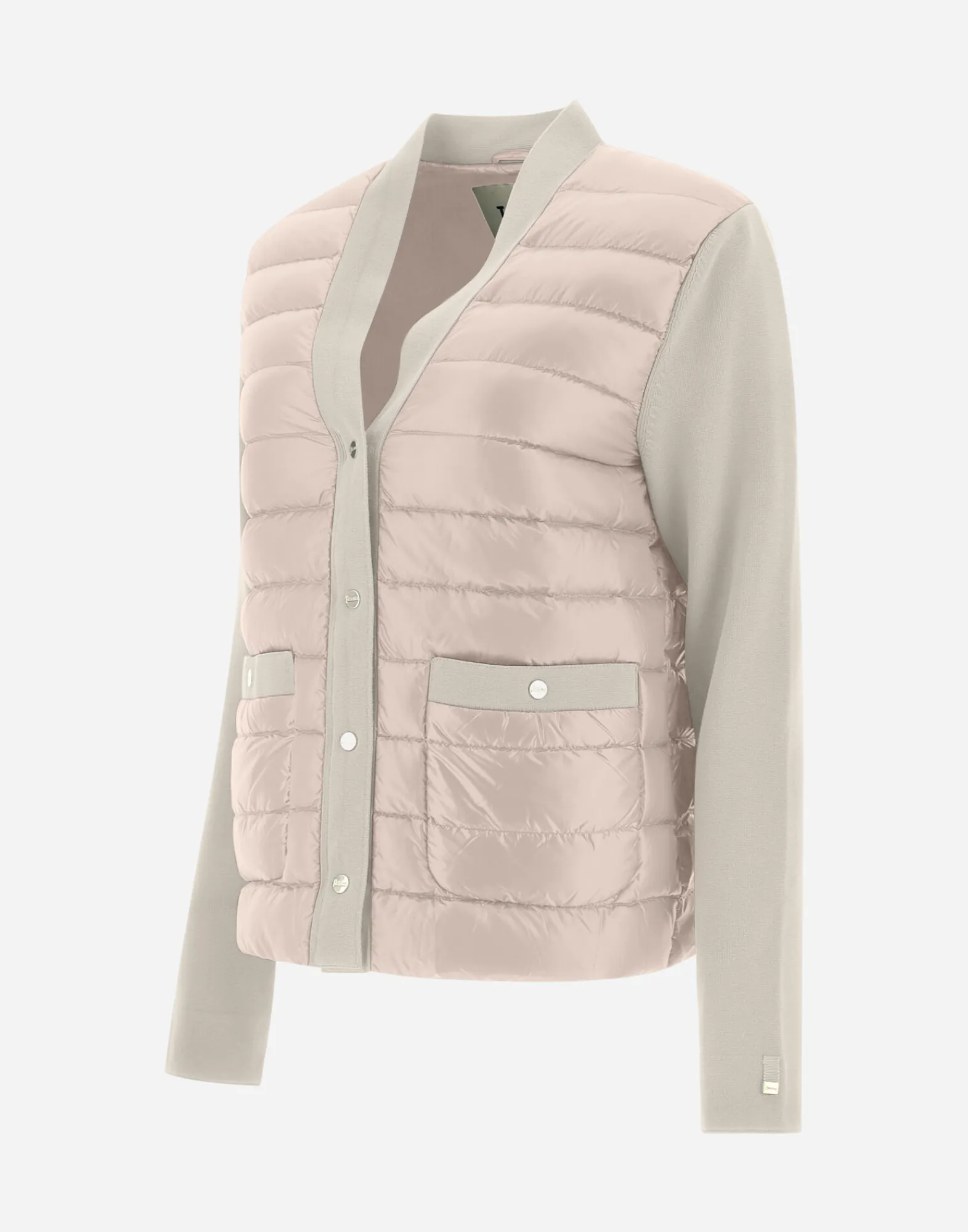 Herno Pullover & Strickjacken-Cardigan Aus Compact Cotton & Nylon Ultralight