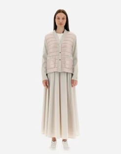Herno Pullover & Strickjacken-Cardigan Aus Compact Cotton & Nylon Ultralight