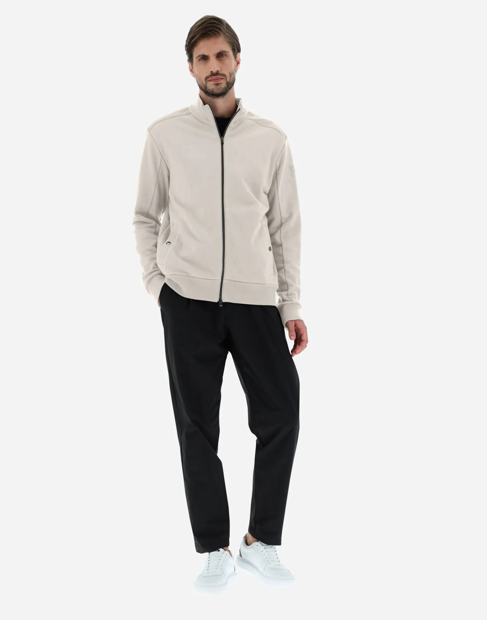 Herno Sweatshirts & Strickjacken-Cardigan Aus Cotton Sweater