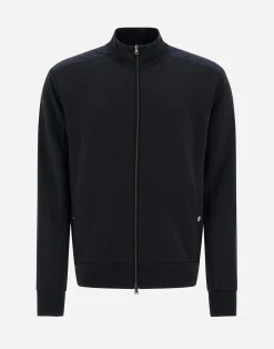 Herno Sweatshirts & Strickjacken-Cardigan Aus Cotton Sweater