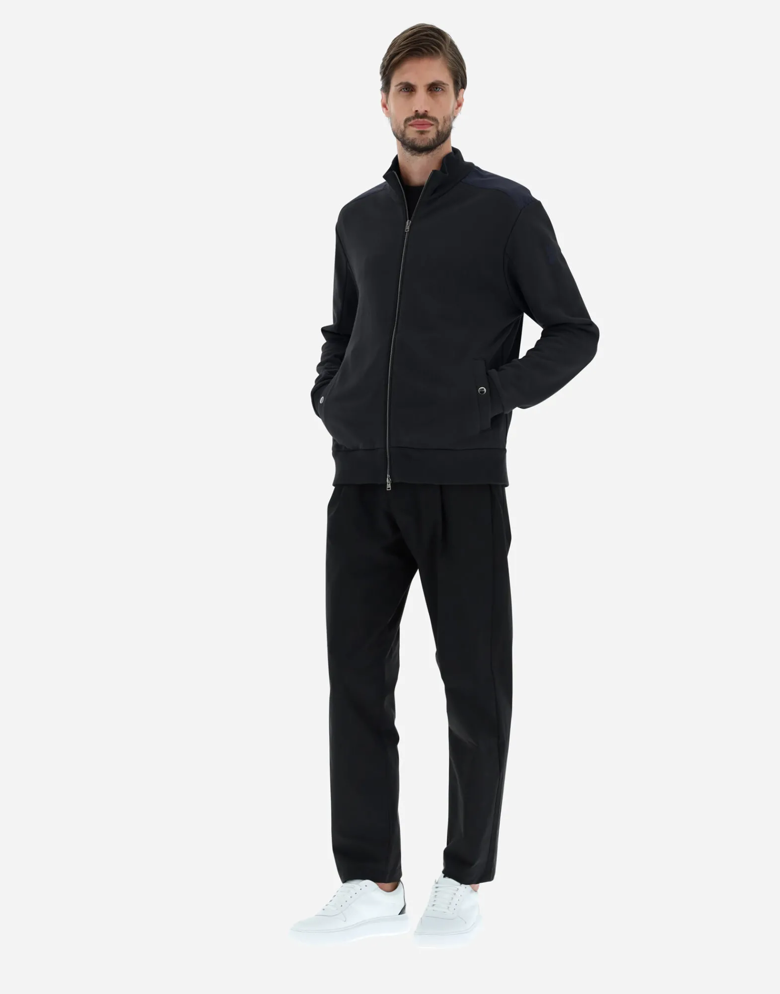 Herno Sweatshirts & Strickjacken-Cardigan Aus Cotton Sweater