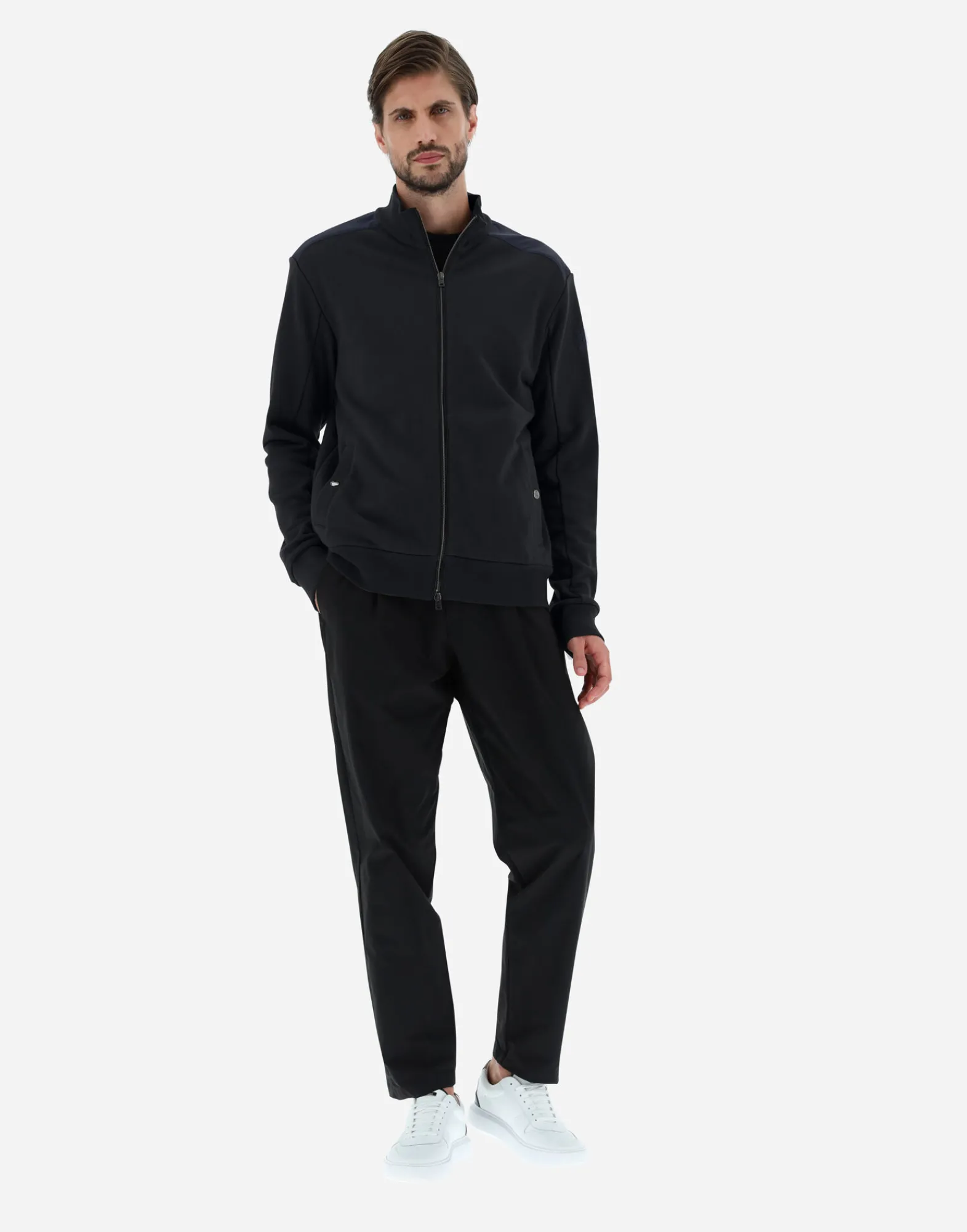 Herno Sweatshirts & Strickjacken-Cardigan Aus Cotton Sweater