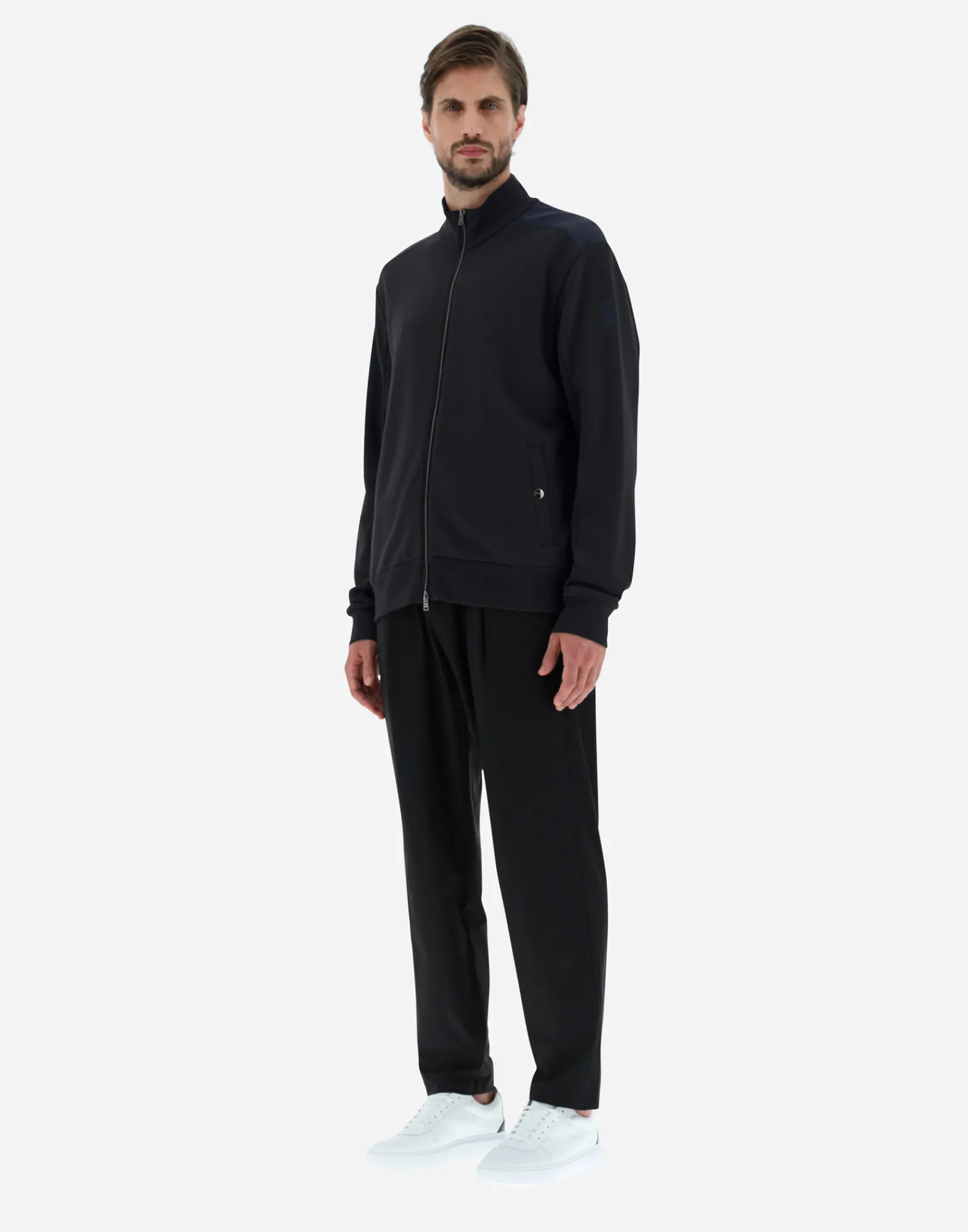 Herno Sweatshirts & Strickjacken-Cardigan Aus Cotton Sweater