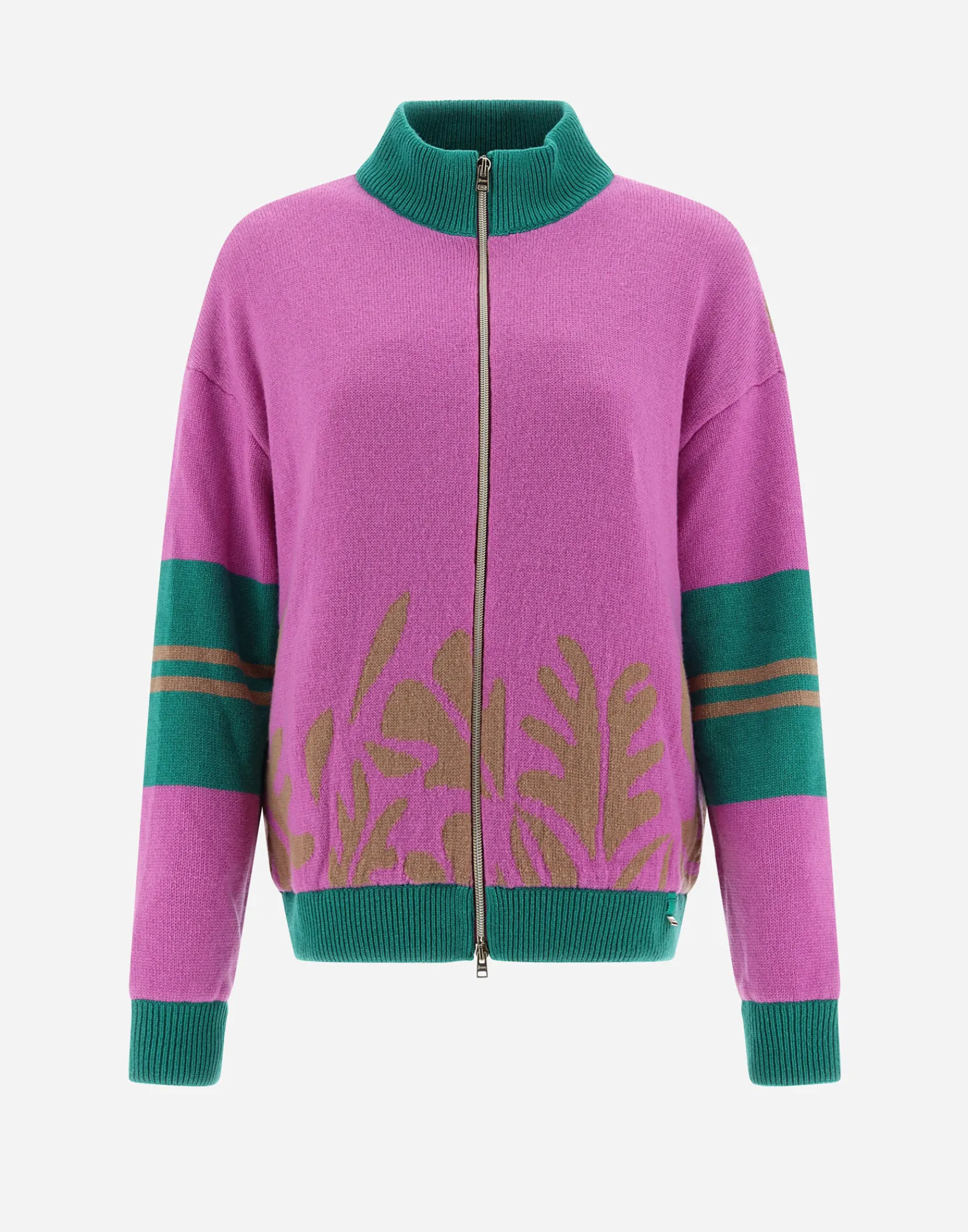 Herno Pullover & Strickjacken-Cardigan Aus Flora Kaschmir