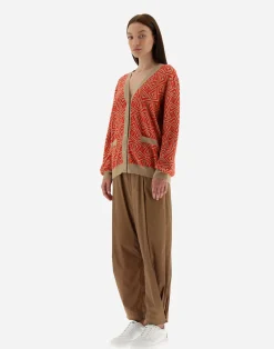 Herno Pullover & Strickjacken-Cardigan Aus Geometric Monogram Jacquard