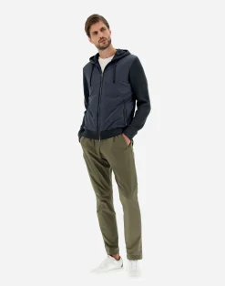 Herno Bomber-Cardigan Aus Waffle Knit & Nylon