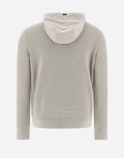 Herno Bomber-Cardigan Aus Waffle Knit & Nylon