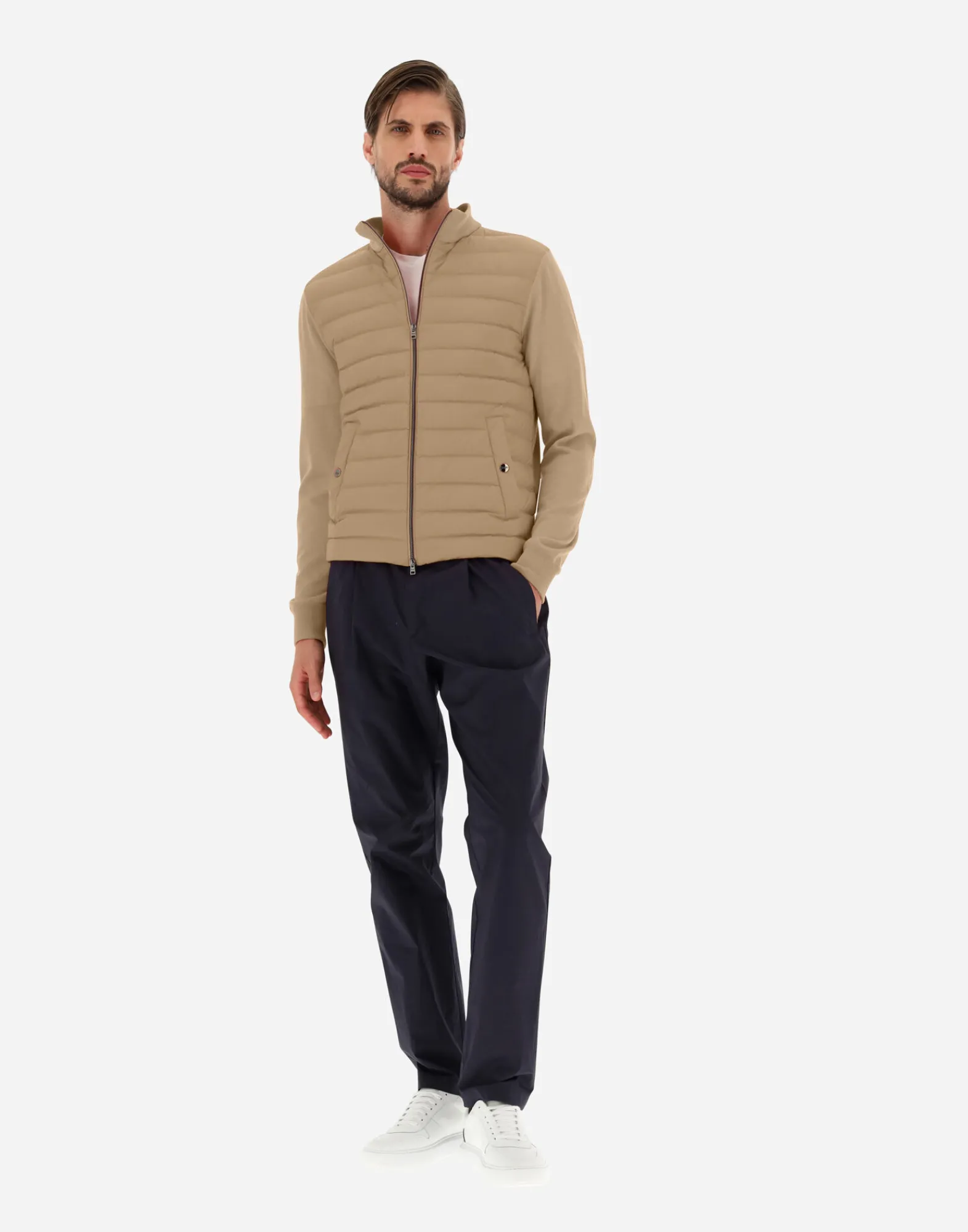 Herno Sweatshirts & Strickjacken-Cardigan In Seide, Wolle & Nuage