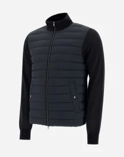 Herno Sweatshirts & Strickjacken-Cardigan In Seide, Wolle & Nuage