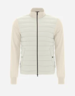 Herno Sweatshirts & Strickjacken-Cardigan In Seide, Wolle & Nuage