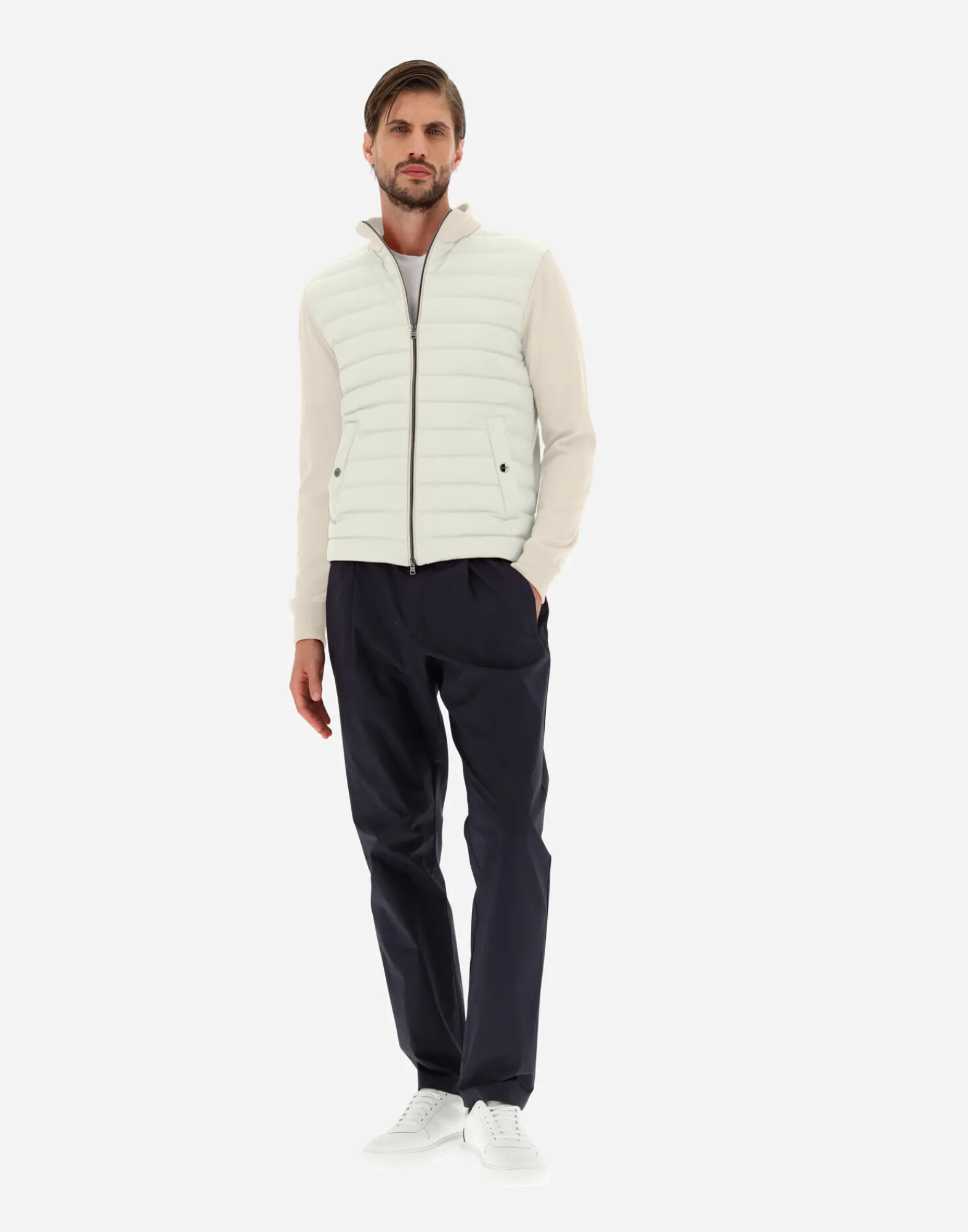 Herno Sweatshirts & Strickjacken-Cardigan In Seide, Wolle & Nuage