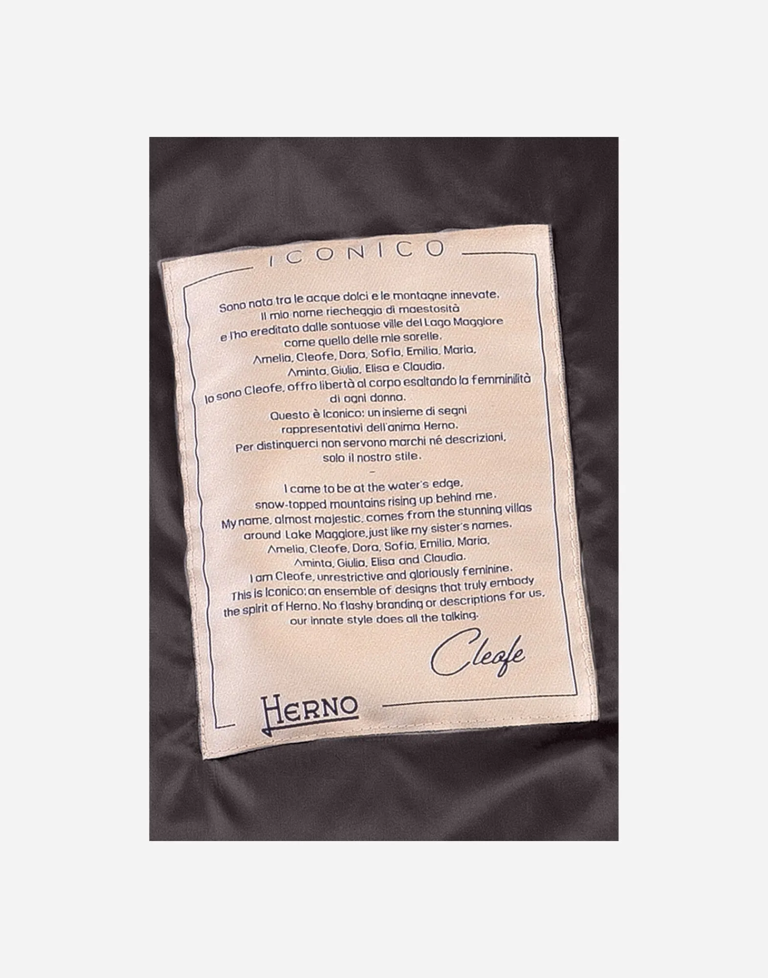 Herno Lange Daunenjacken-Cleofe