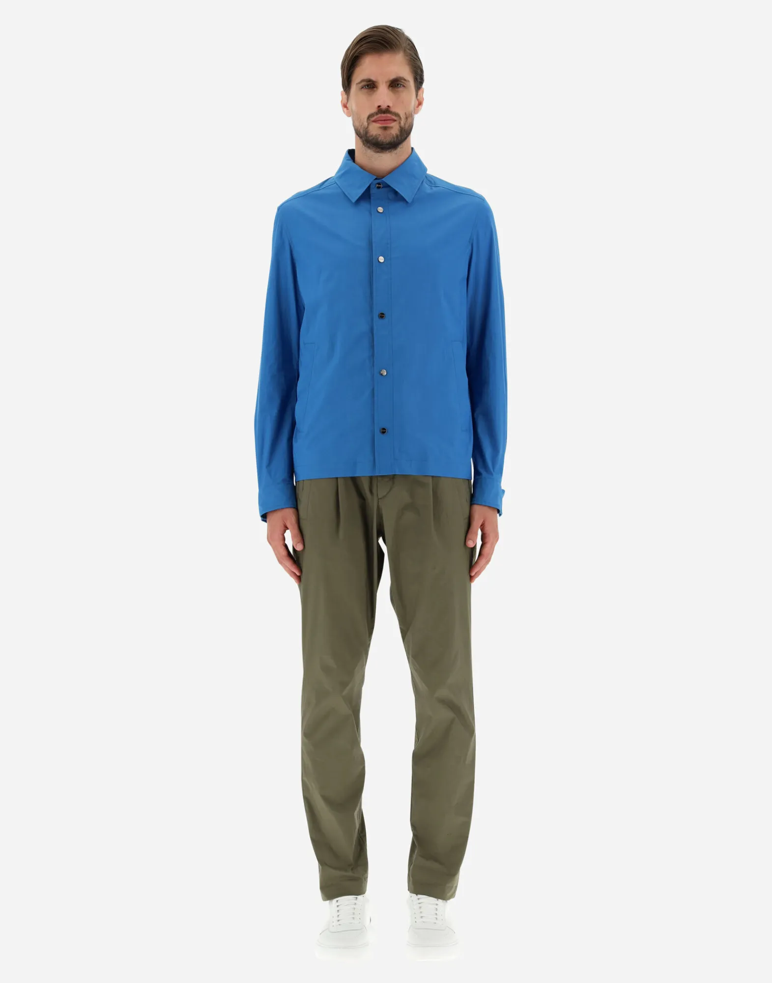 Herno Hemden-Feldjacke Aus Light Cotton Stretch