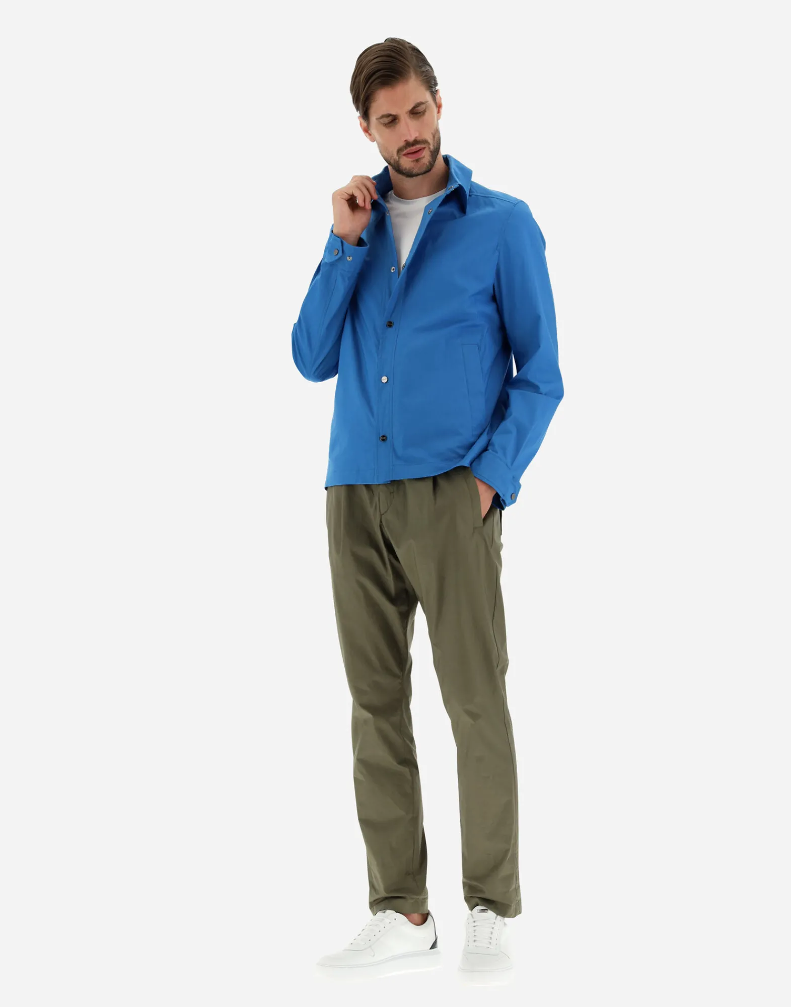 Herno Hemden-Feldjacke Aus Light Cotton Stretch