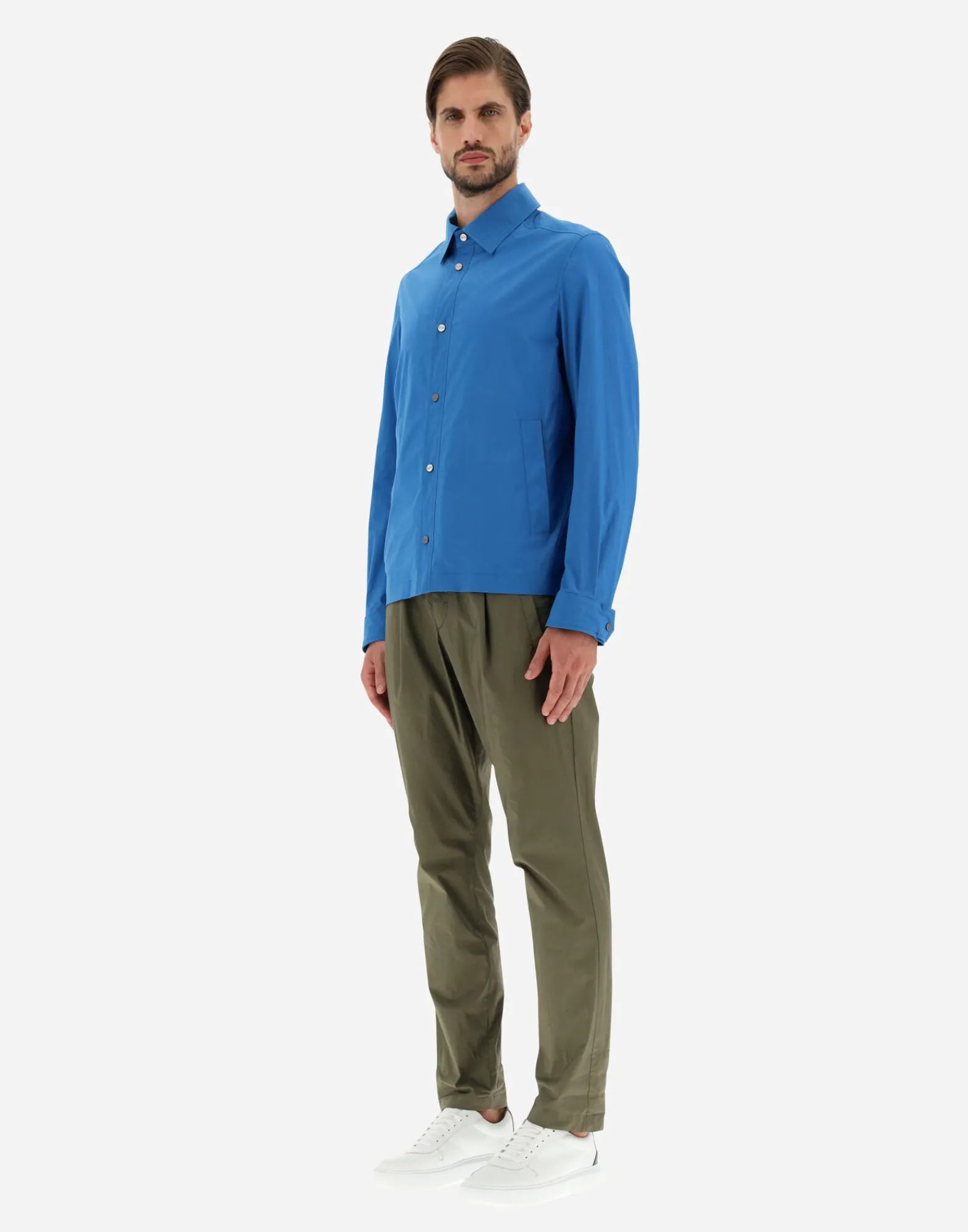 Herno Hemden-Feldjacke Aus Light Cotton Stretch