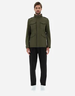 Herno Feldjacke-Feldjacke Aus Light Cotton Stretch