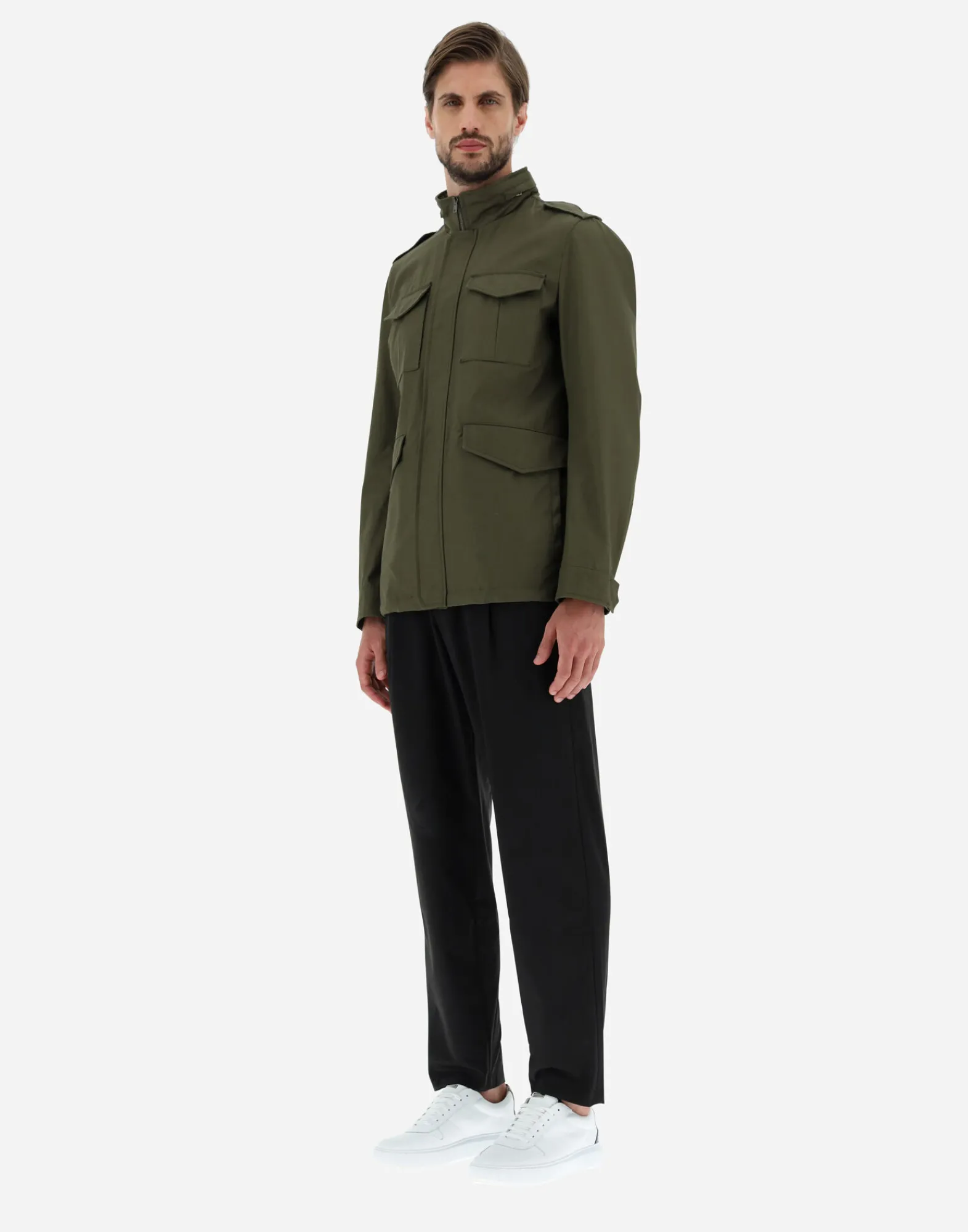 Herno Feldjacke-Feldjacke Aus Light Cotton Stretch
