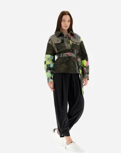 Herno Parka & Jacken-Feldjacke Aus Safari Patch