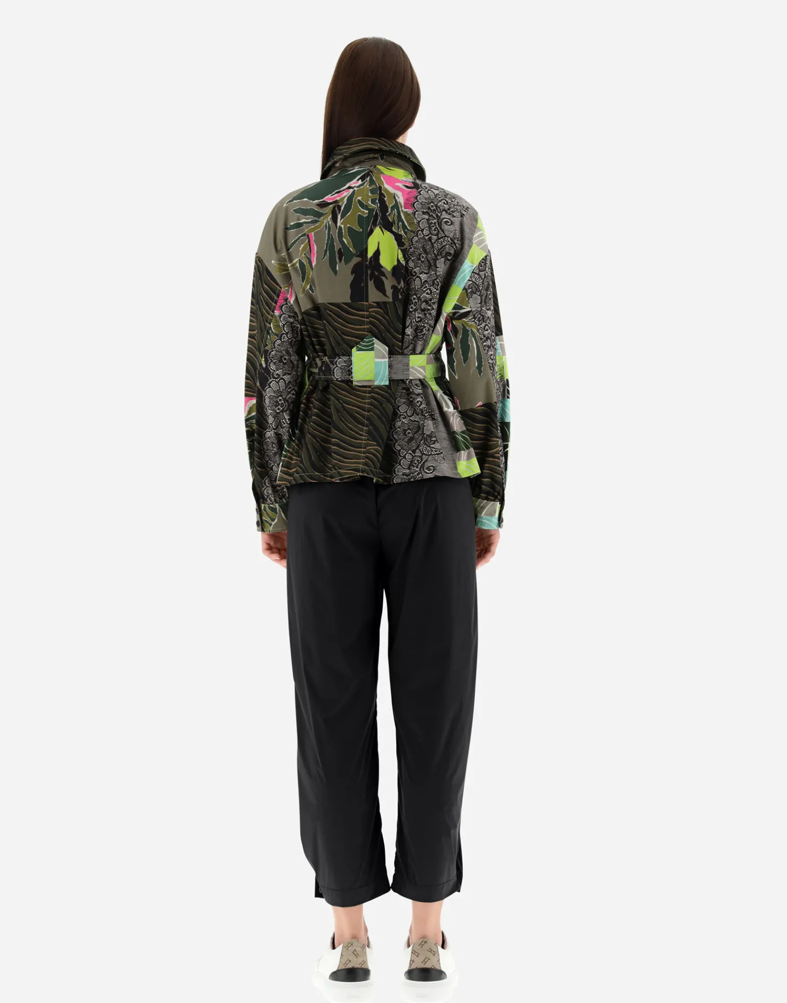 Herno Parka & Jacken-Feldjacke Aus Safari Patch