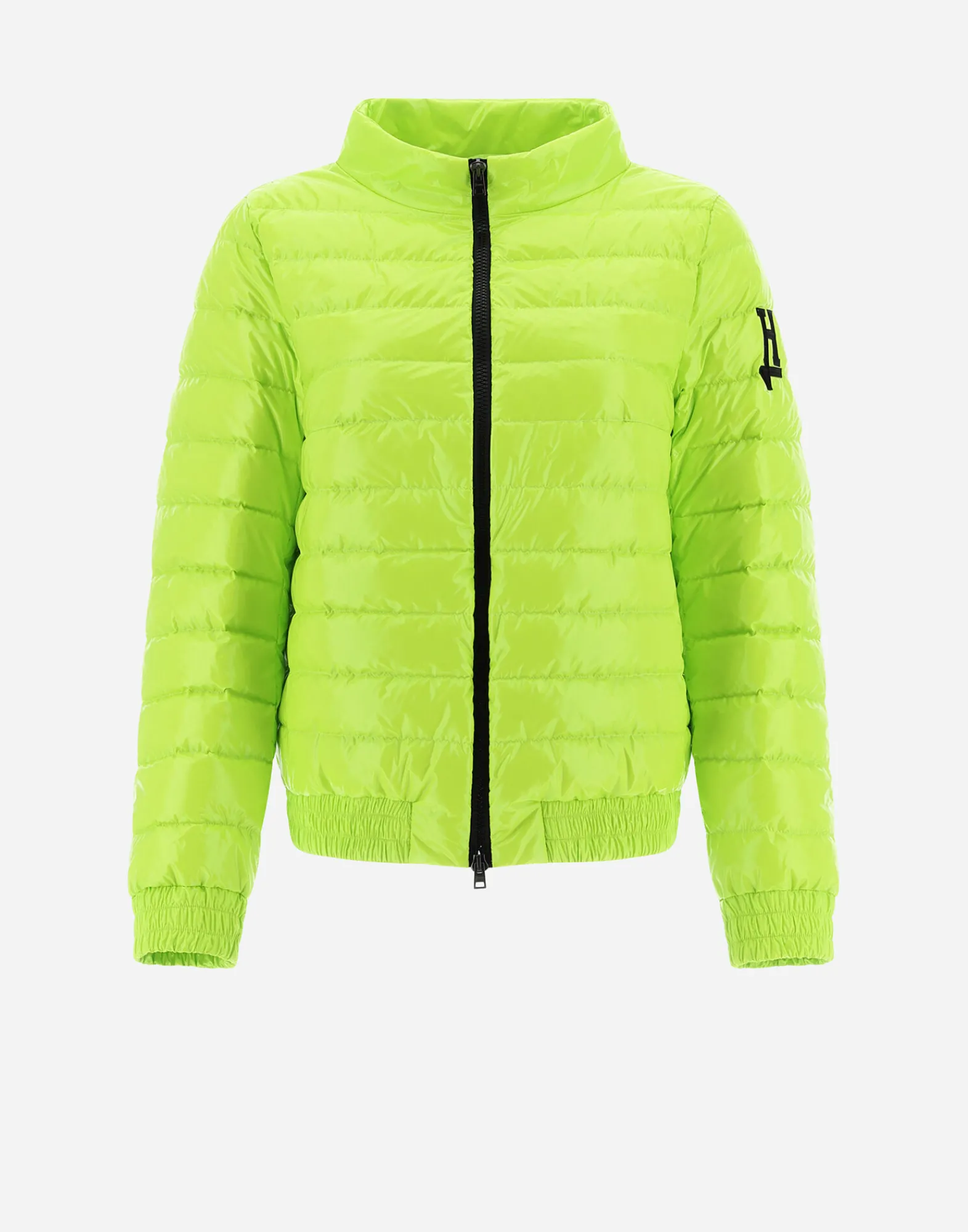 Herno Kurze Daunenjacken-Gesteppte Bomberjacke Aus Gloss